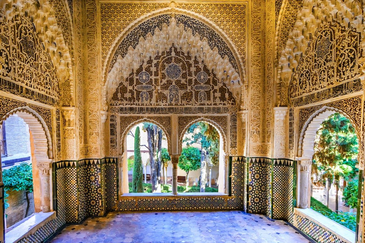 Patio de l'Alhambra de Grenade
