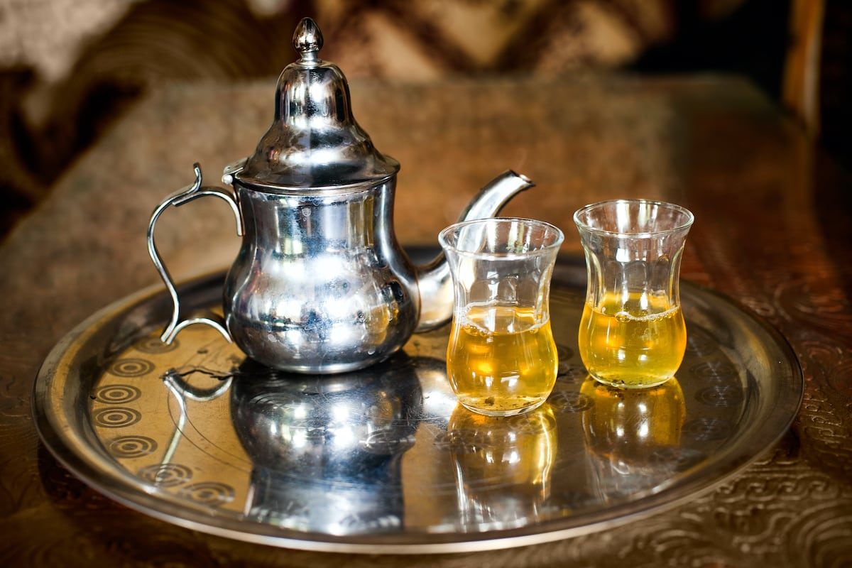 Thé oriental au hammam