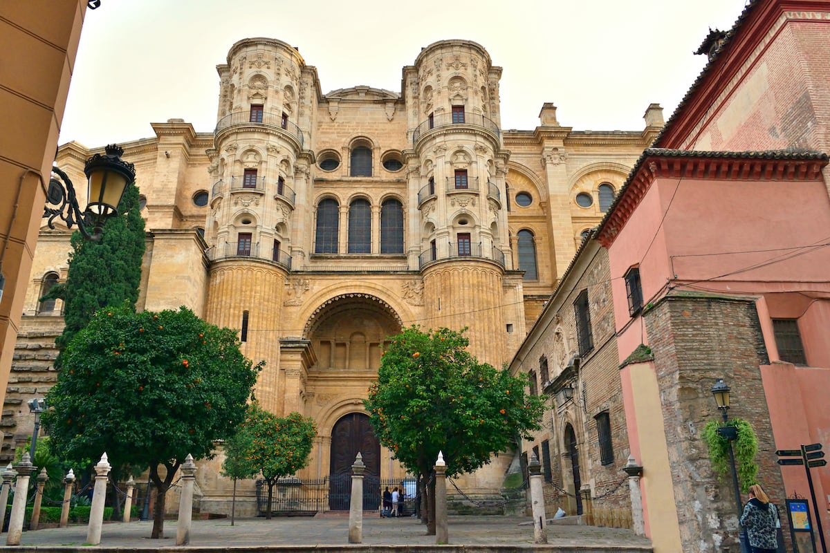 Cathédrale de Malaga vu de l'extérieur